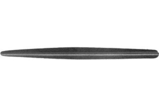 pièce élément ferronnier serrurier Feuille de roseau 187 x 12 LAITON Ref: GRX187F1