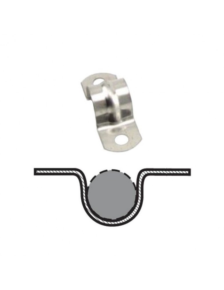 Collier de serrage de câble de châssis acier galv. - Knott GmbH